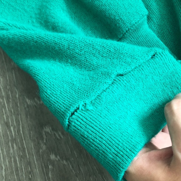Izod x Lacoste Green Vintage Cardigan - Picture 2 of 6